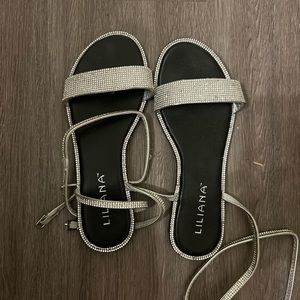 Lace up sandal